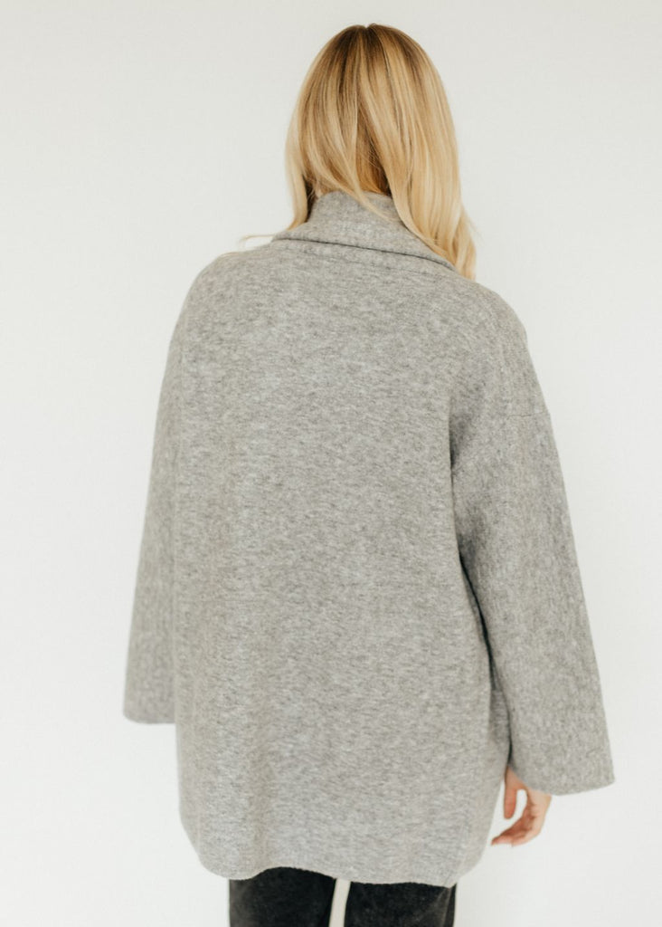 Velvet Sunset Sweater Coat Back | Tula Online Boutique