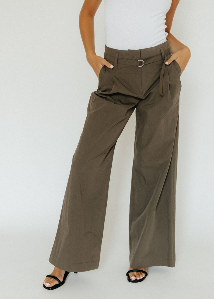 Proenza Schouler Technical Suiting Trousers Front | Tula Online Boutique