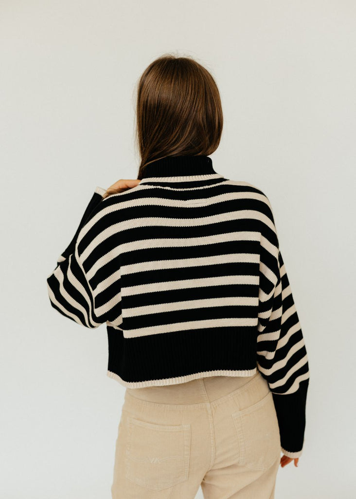 Denimist Cropped Sailor Striped Sweater Back | Tula's Online Boutique