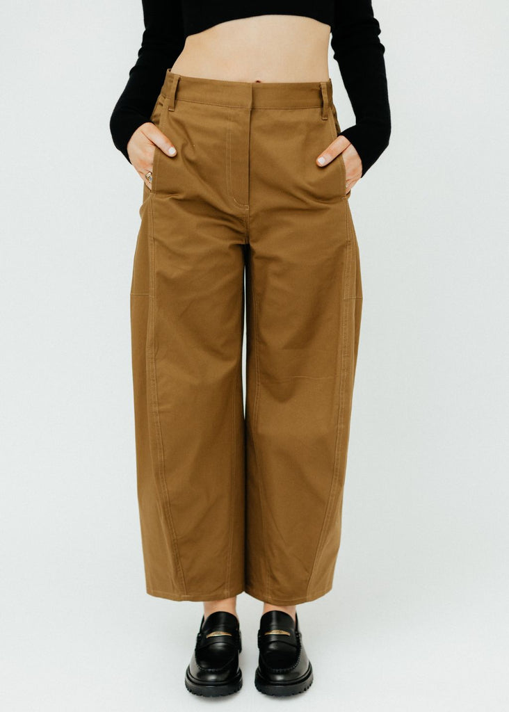 Tibi Chino Sid Pant Petite Front | Tula's Online Boutique