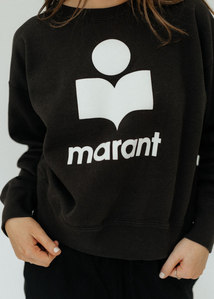 Isabel Marant Étoile Mobyli Sweatshirt Details | Tula's Online Boutique