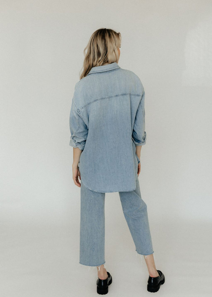 MOTHER The Rambler Zip Ankle Fray Back | Tula's Online Boutique