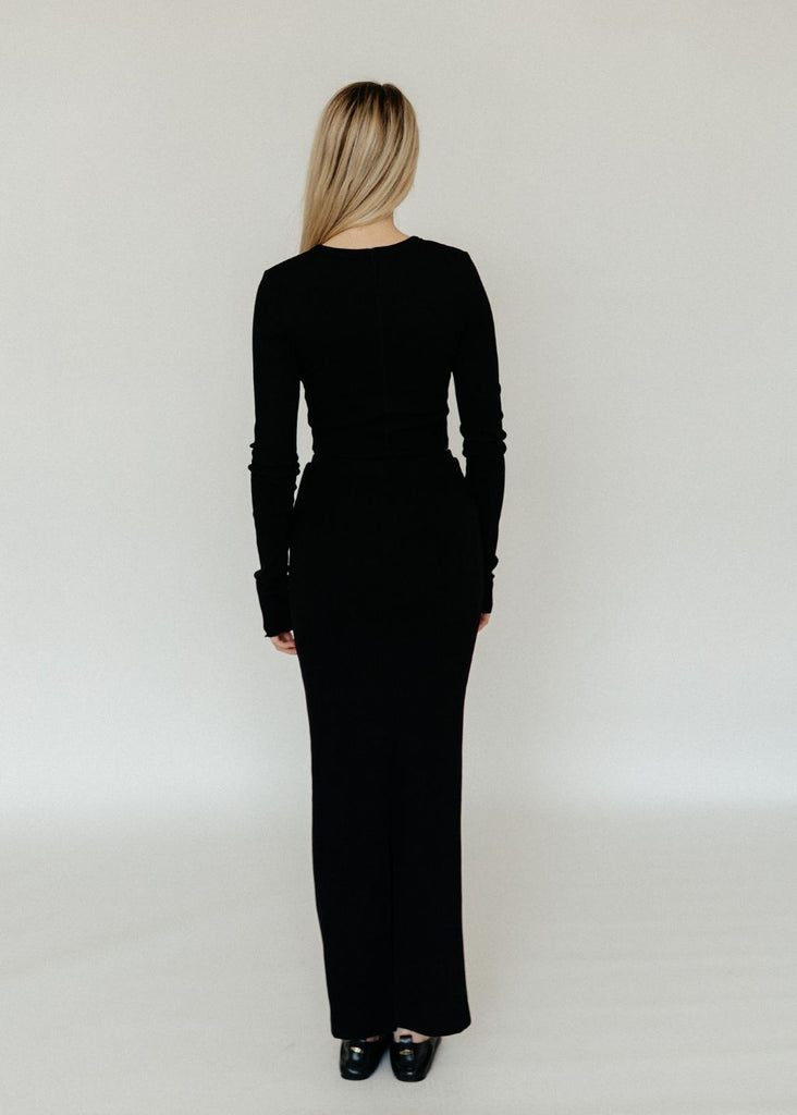 Éterne Emma Skirt in Black Back | Tula's Online Boutique