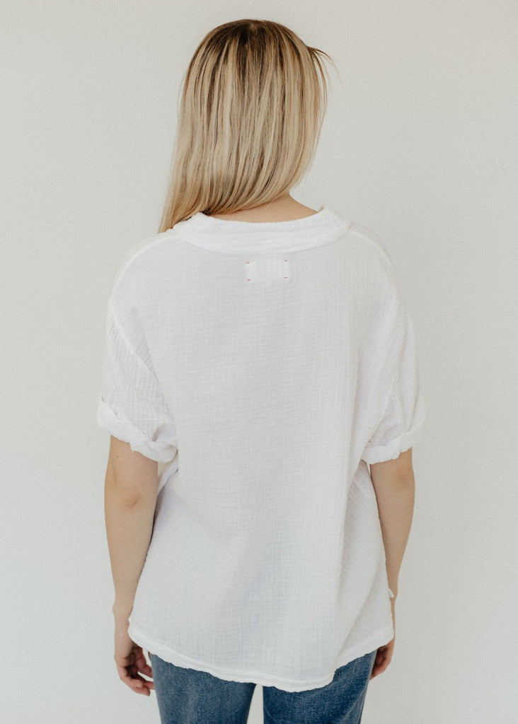 Xírena Avery Top in White Back | Tula's Online Boutique