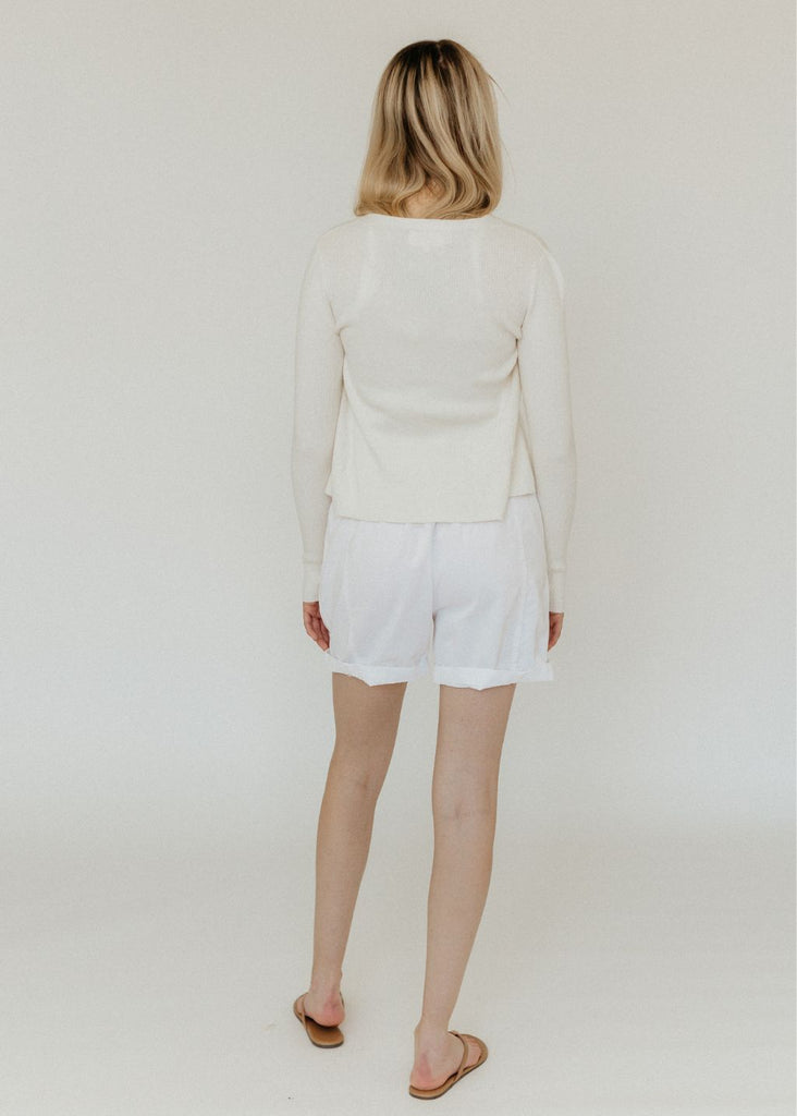 Xírena Wyatt Shorts in White Back | Tula's Online Boutique