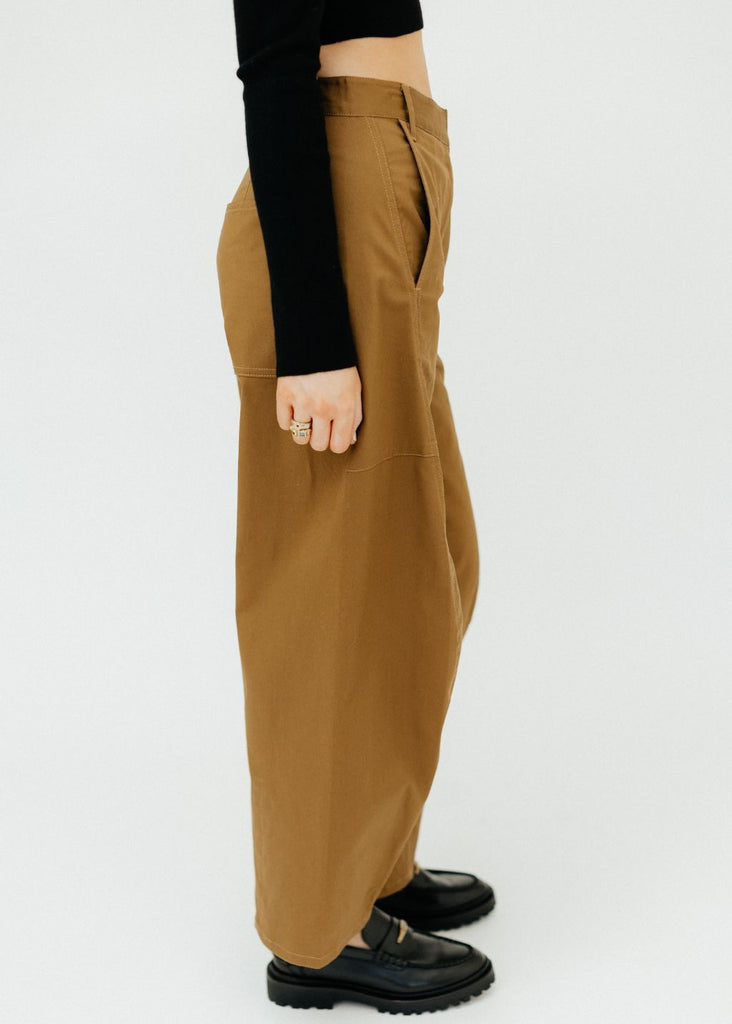 Tibi Chino Sid Pant Petite Side | Tula's Online Boutique