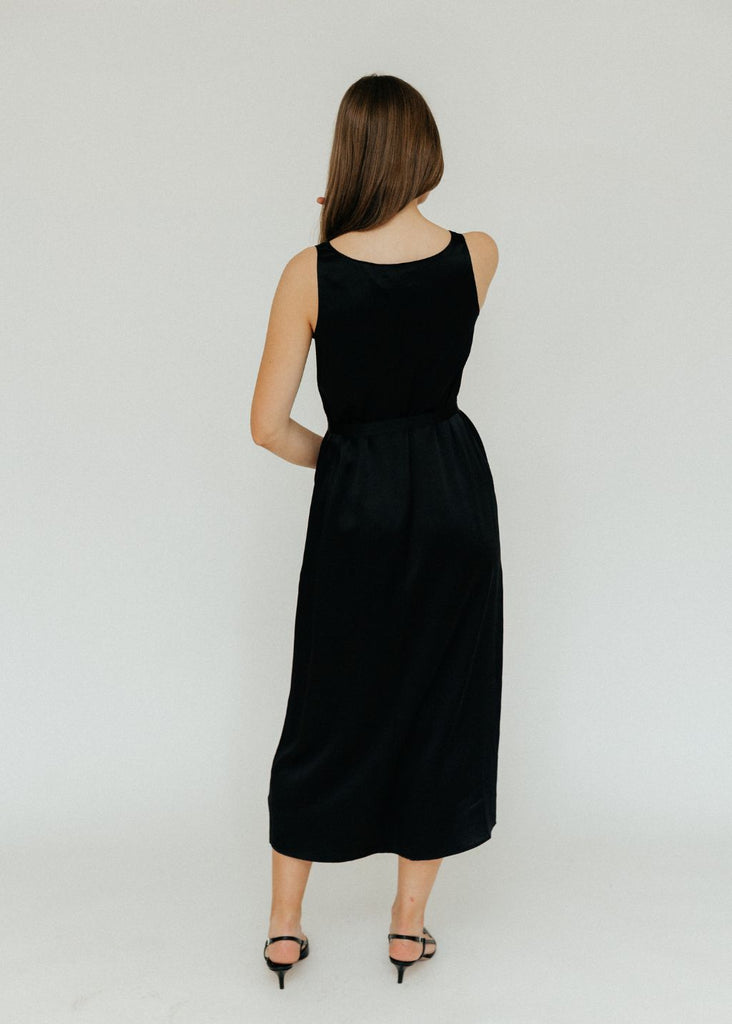 Velvet Harlem Dress in Black Back | Tula's Online Boutique