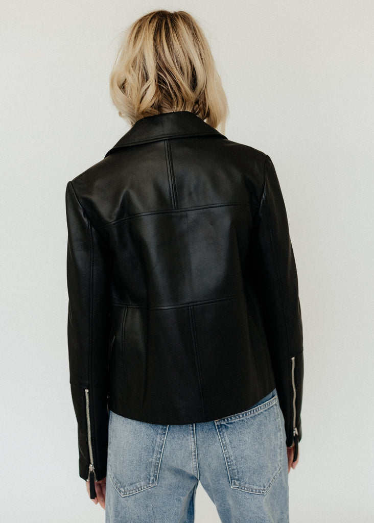 Proenza Schouler Annabel Jacket in Black Leather Back | Tula's Online Boutique