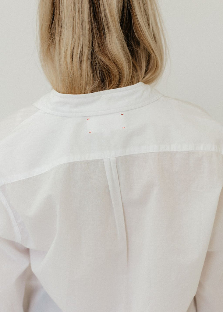 Xírena Beau Shirt in White Back Detail | Tula's Online Boutique