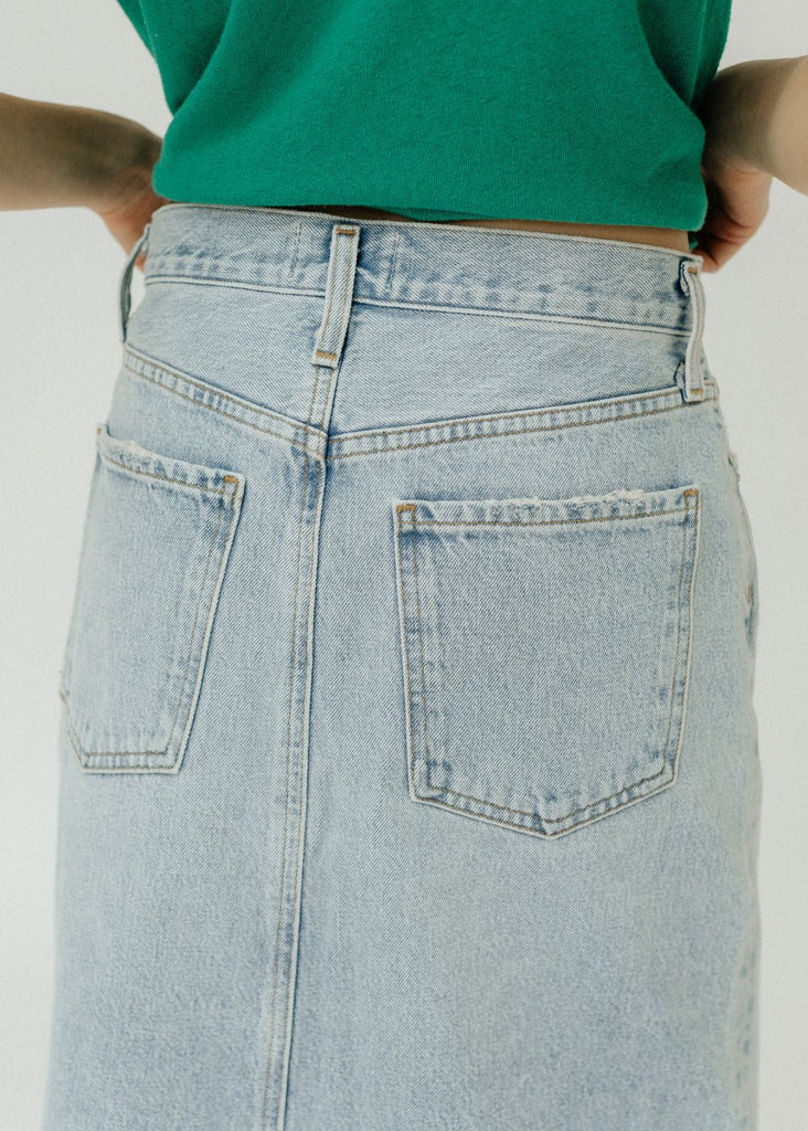 AGOLDE Della Skirt Back Detail in Practice | Tula's Online Boutique