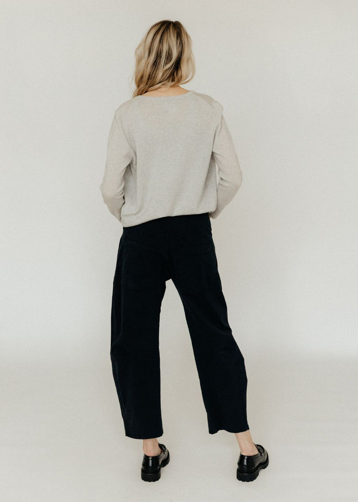 Nili Lotan Shon Pant in Midnight Back | Tula's Online Boutique