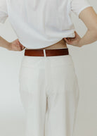 Proenza Schouler Helena Pant in Off White Back Details | Tula's Online Boutique