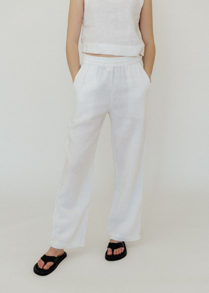 Xírena Atticus Pant in White | Tula's Online Boutique