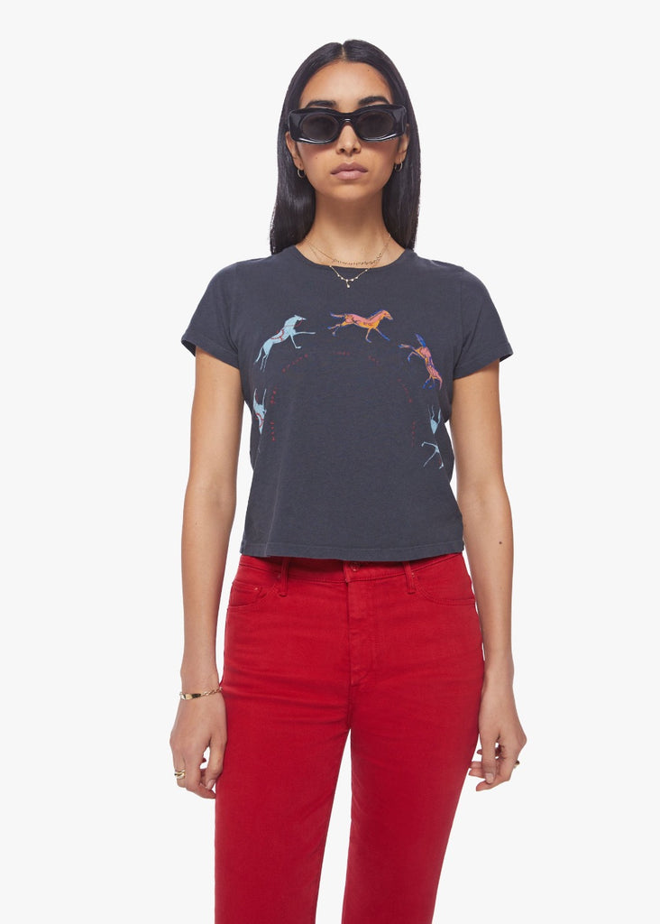 MOTHER The Cropped Itty Bitty Goodie Tee | Tula's Online Boutique 