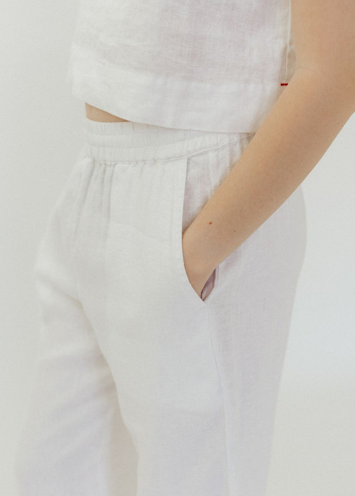 Xírena Atticus Pant in White details | Tula's Online Boutique