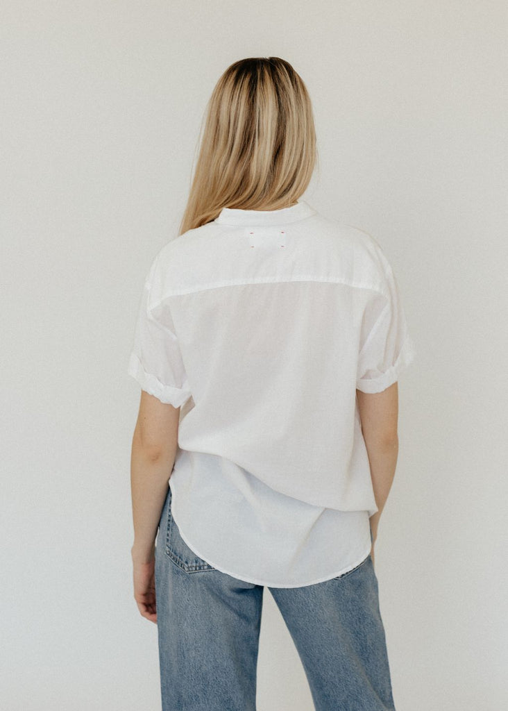 Xírena Channing Shirt in White Back | Tula's Online Boutique