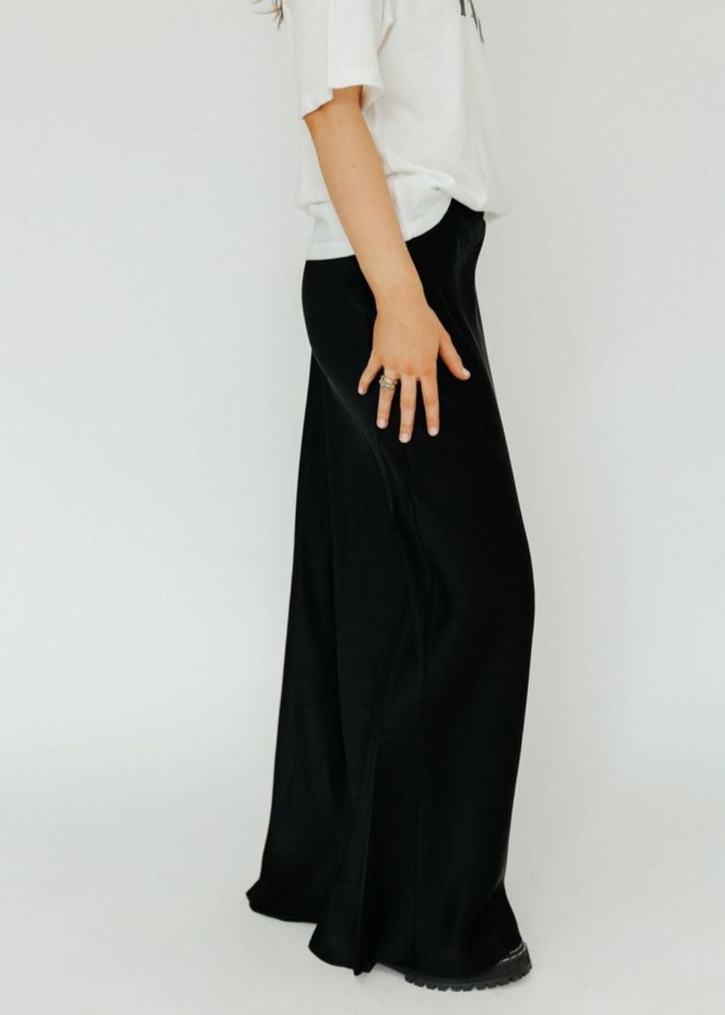 Anine Bing Bar Silk Maxi Skirt  Tula's Online Boutique – Tula