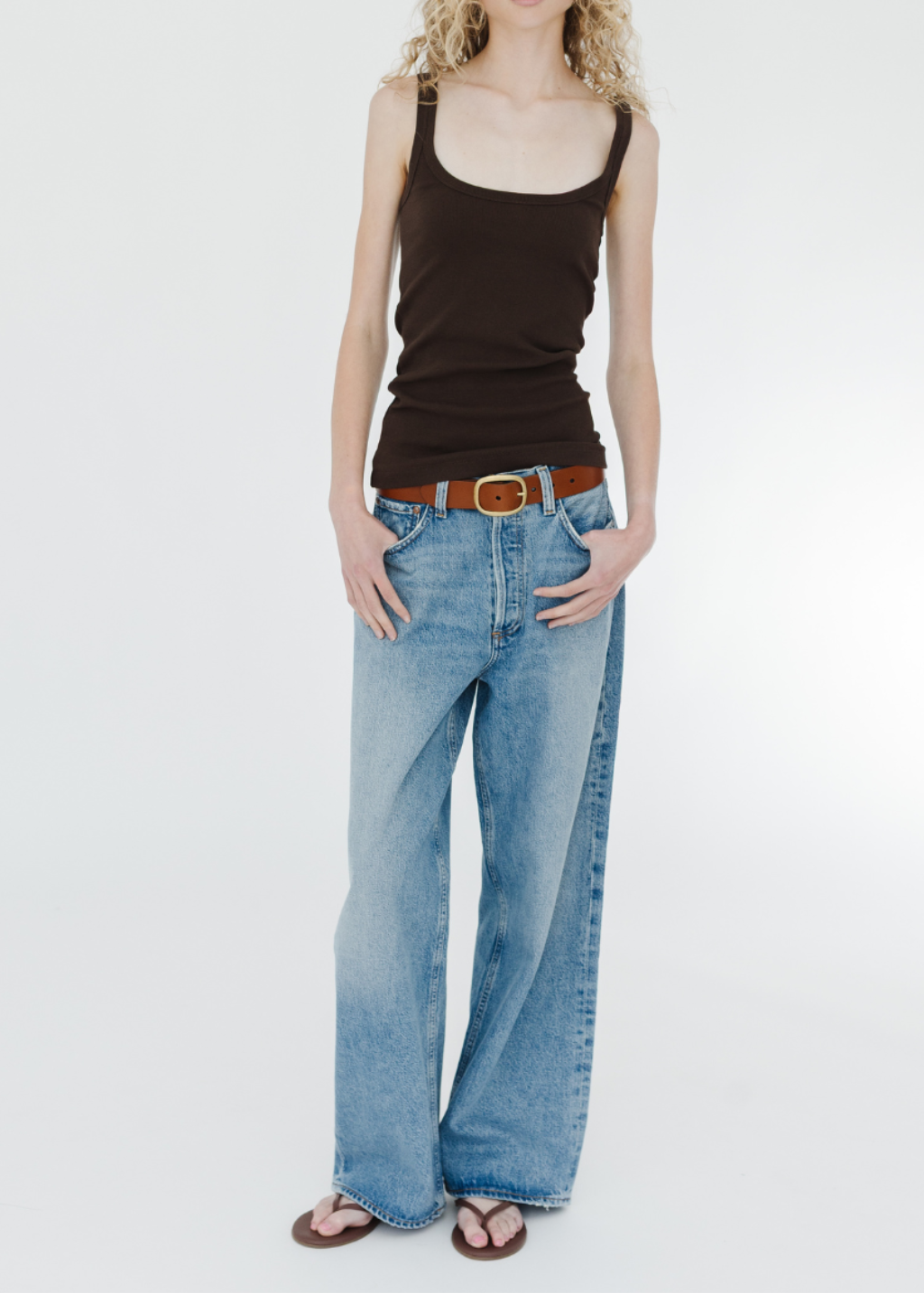 AGOLDE Low Slung Baggy Jean in Libertine | Shop Tula