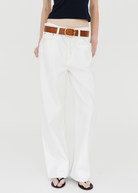 AGOLDE Low Slung Baggy Jean in Milkshake | Shop Tula
