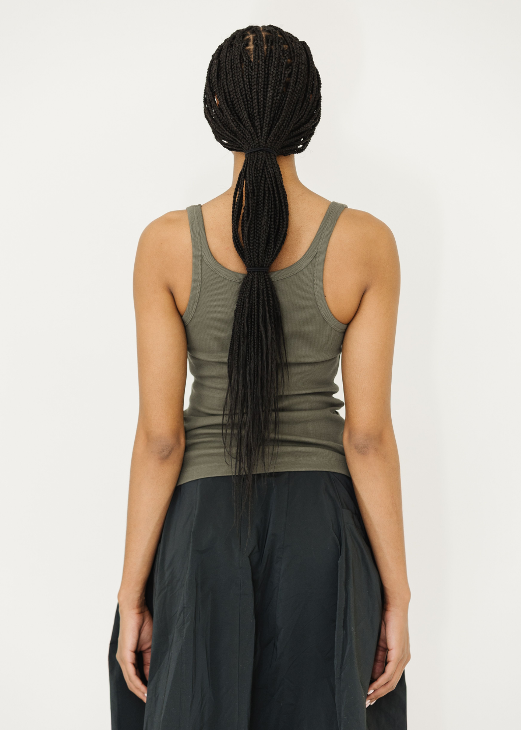 Alex Mill 365 Ribbed Tank in Army Olive | Shop Tula
