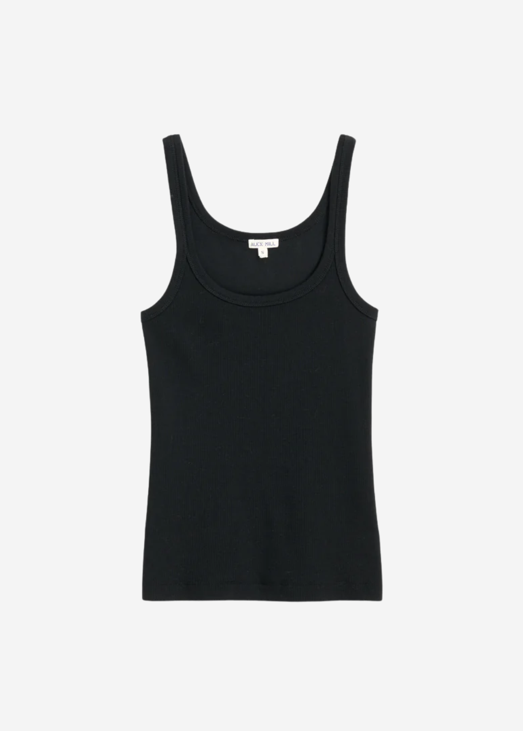 Alex Mill 365 Ribbed Tank in Black | Shop Tula