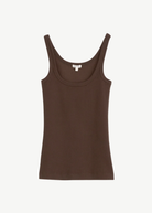 Alex Mill 365 Ribbed Tank in Roasted Bean | Shop Tula