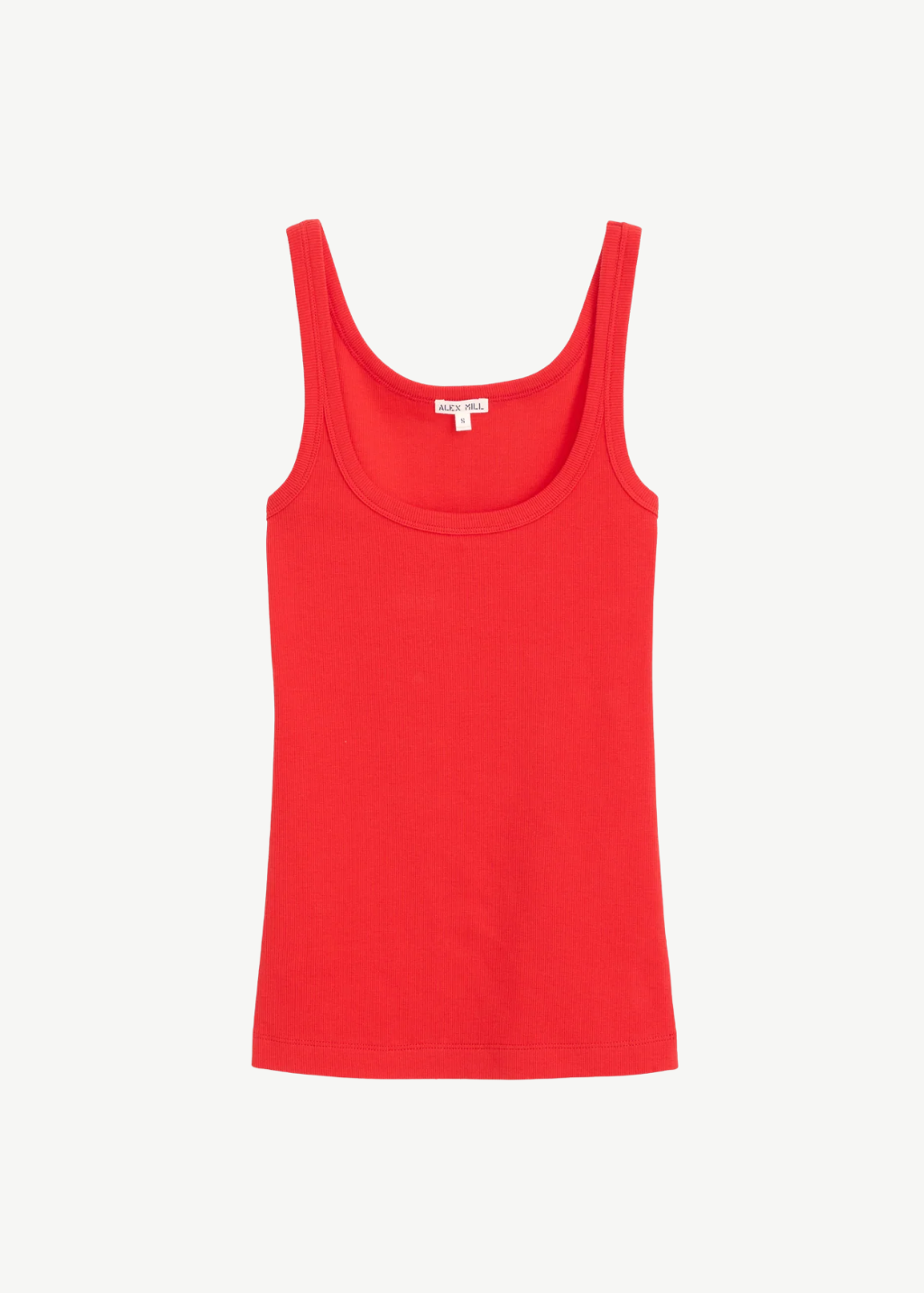 Alex Mill 365 Ribbed Tank in Scarlet | Shop Tula