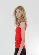 Alex Mill 365 Ribbed Tank in Scarlet | Shop Tula