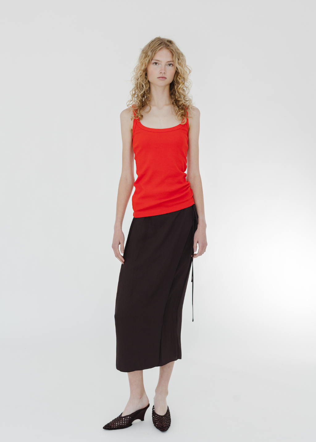 Alex Mill 365 Ribbed Tank in Scarlet | Shop Tula