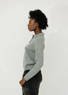 Alex Mill Alice Polo in Grey | Shop Tula