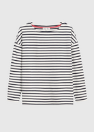 Alex Mill Avignon Cotton Boatneck Striped Tee | Shop Tula