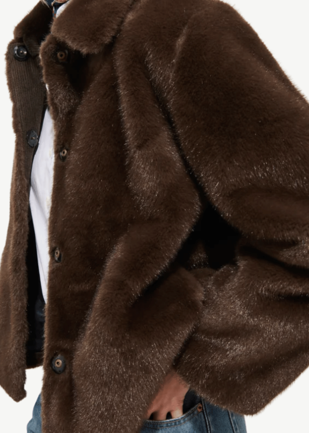 Alex Mill Duane St Jacket in Faux Fur | Shop Tula