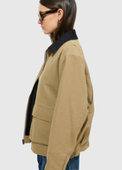 Alex Mill Essex Canvas Jacket in Khaki | Shop Tula