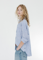 Alex Mill Jo Shirt in Ocean/Ivory Stripe | Shop Tula