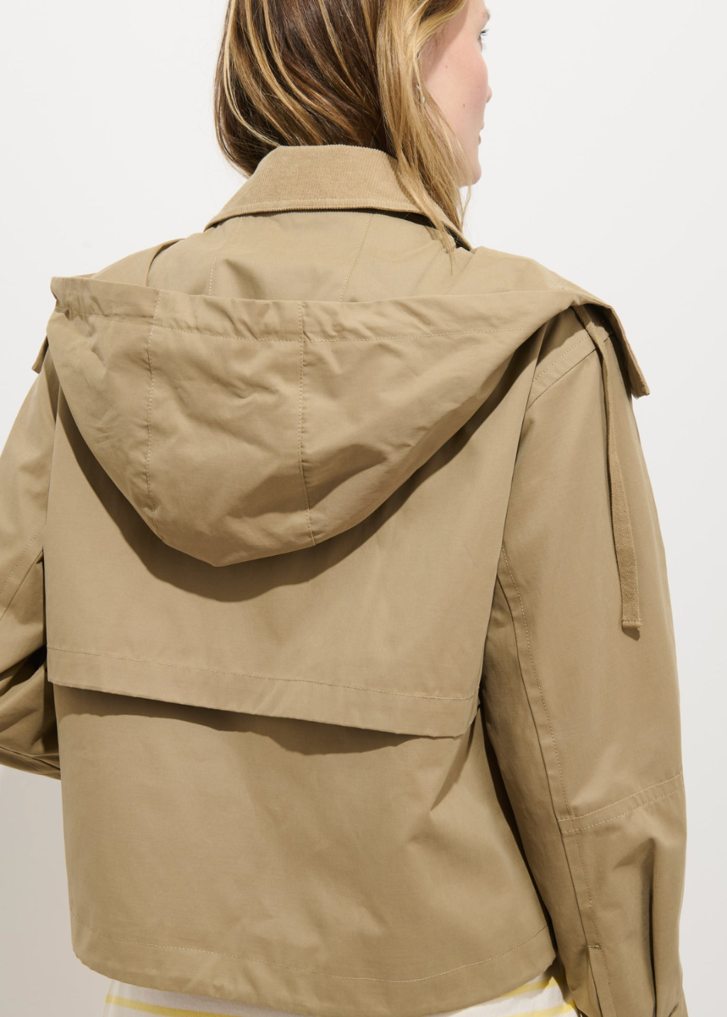 Alex Mill Kenzie Zip Crop Trench Jacket | Shop Tula