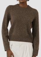 Alex Mill Marais Sweater in Heather Chocolate | Shop Tula