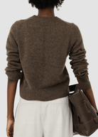Alex Mill Marais Sweater in Heather Chocolate | Shop Tula