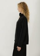 Alex Mill Marlon Cashmere Turtleneck Sweater in Charcoal Grey | Shop Tula