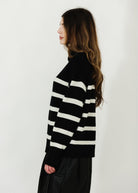 Alex Mill Nottinghill Turtleneck Sweater Stripe Side | Shop Tula