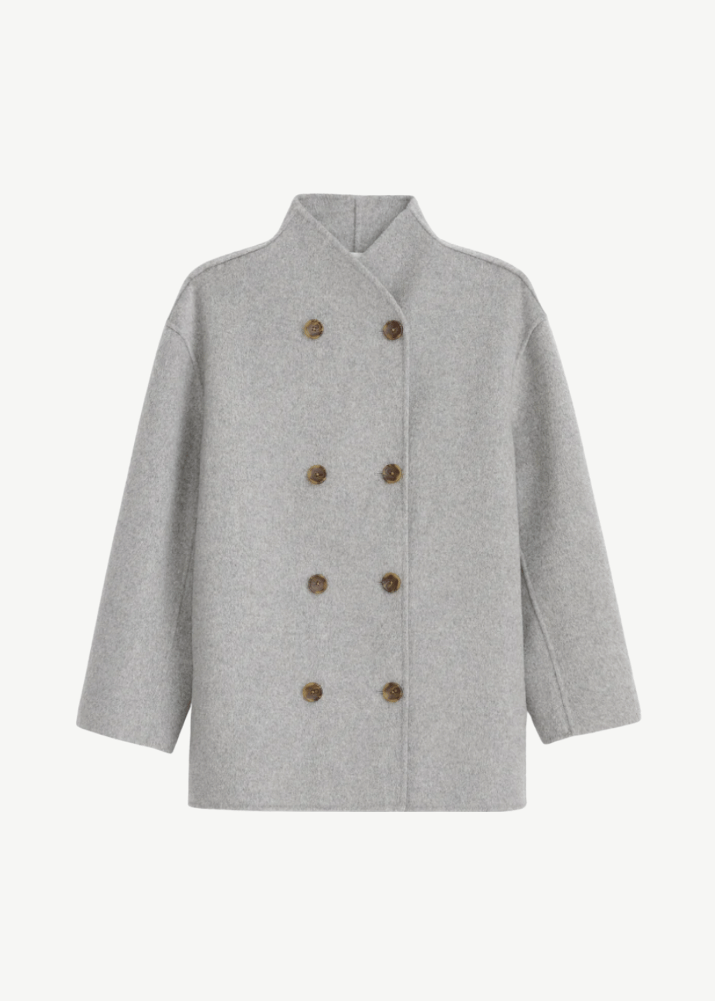 Alex Mill Sophia Coat in Light Heather Grey | Shop Tula