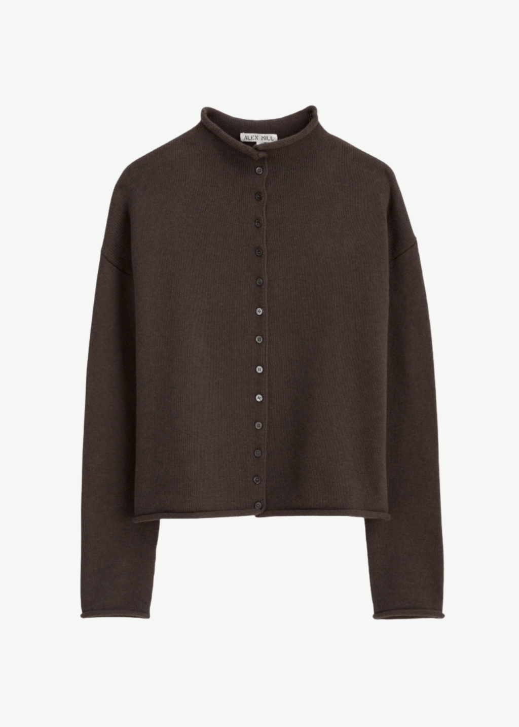 Alex Mill Taylor Cardigan in Chocolate | Shop Tula