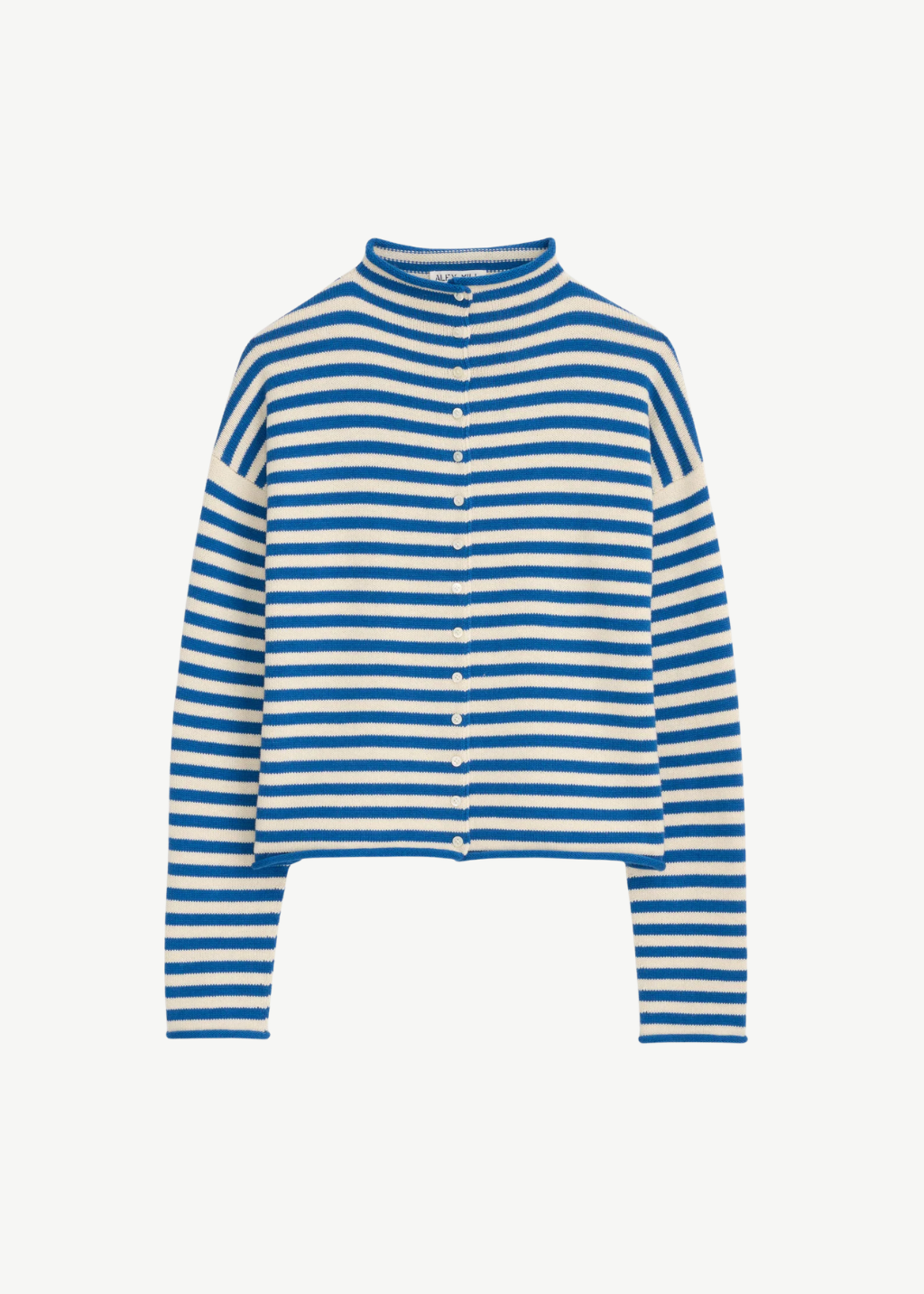 Alex Mill Taylor Striped Cardigan in Ivory/Blue | Shop Tula