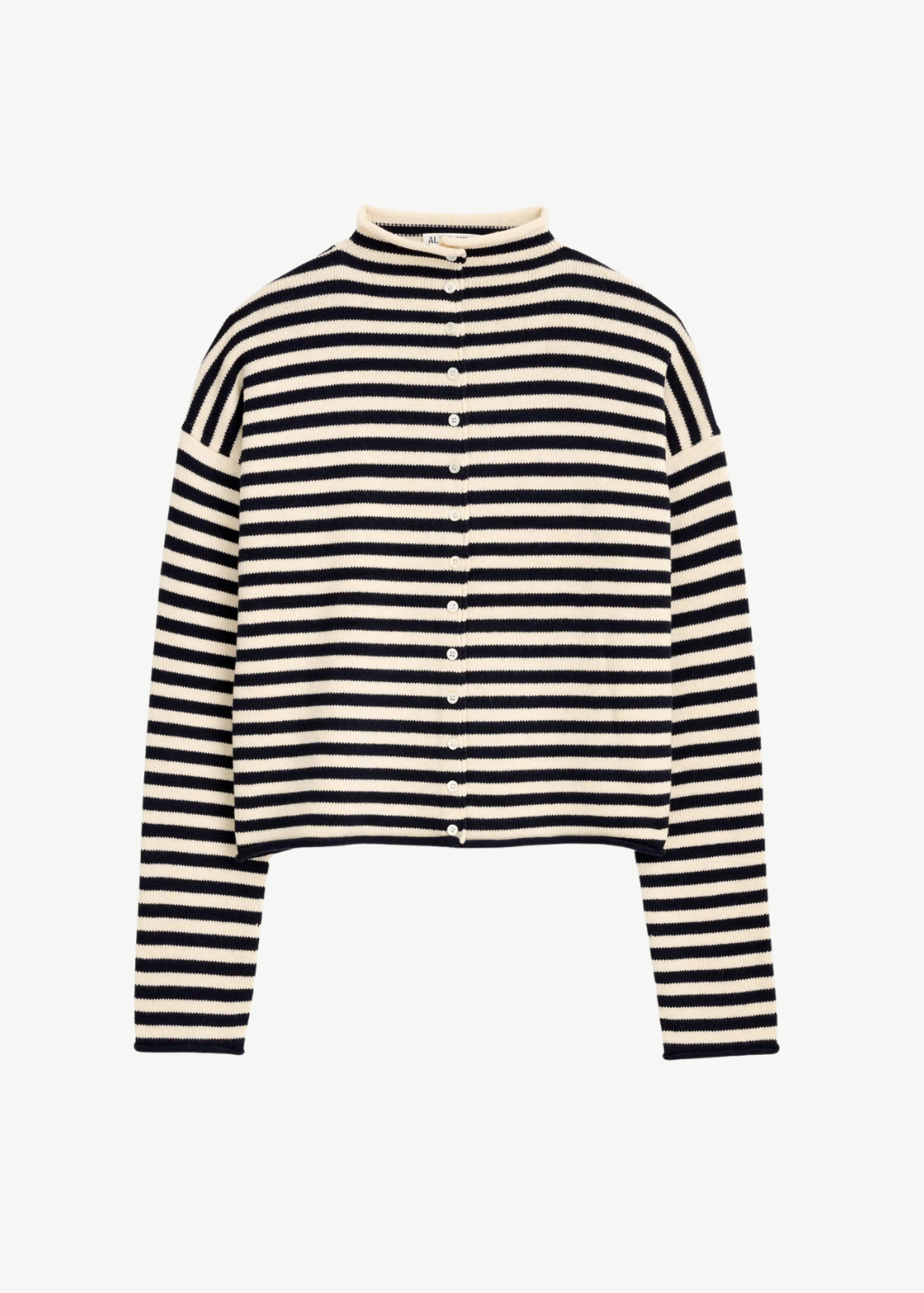 Alex Mill Taylor Striped Cardigan in Navy/Ivory | Shop Tula