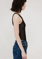 Anine Bing Alysha Bodysuit in Geometric Lace | Shop Tula