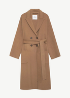 Anine Bing Dylan Coat in Camel | Shop Tula