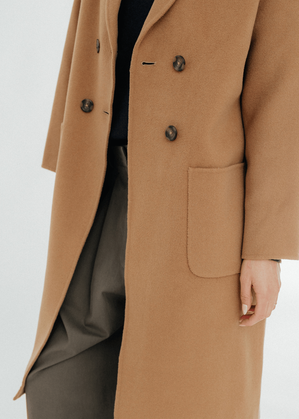 Anine Bing Dylan Coat in Camel | Shop Tula