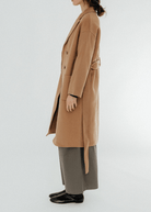 Anine Bing Dylan Coat in Camel | Shop Tula