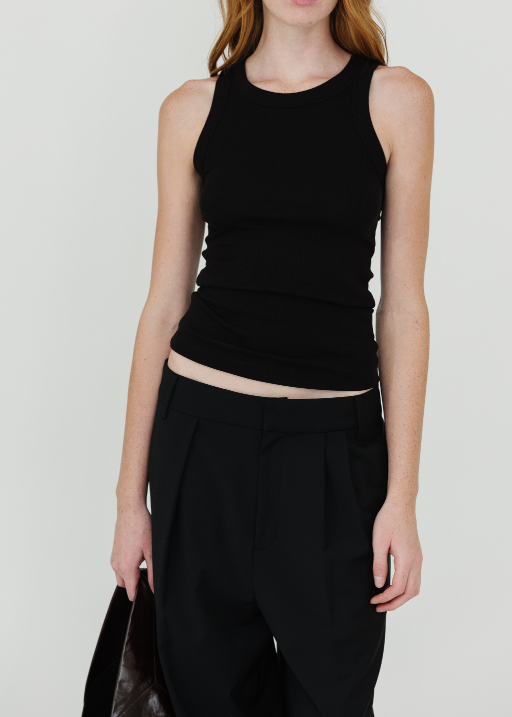 Anine Bing Eva Tank in Black | Shop Tula