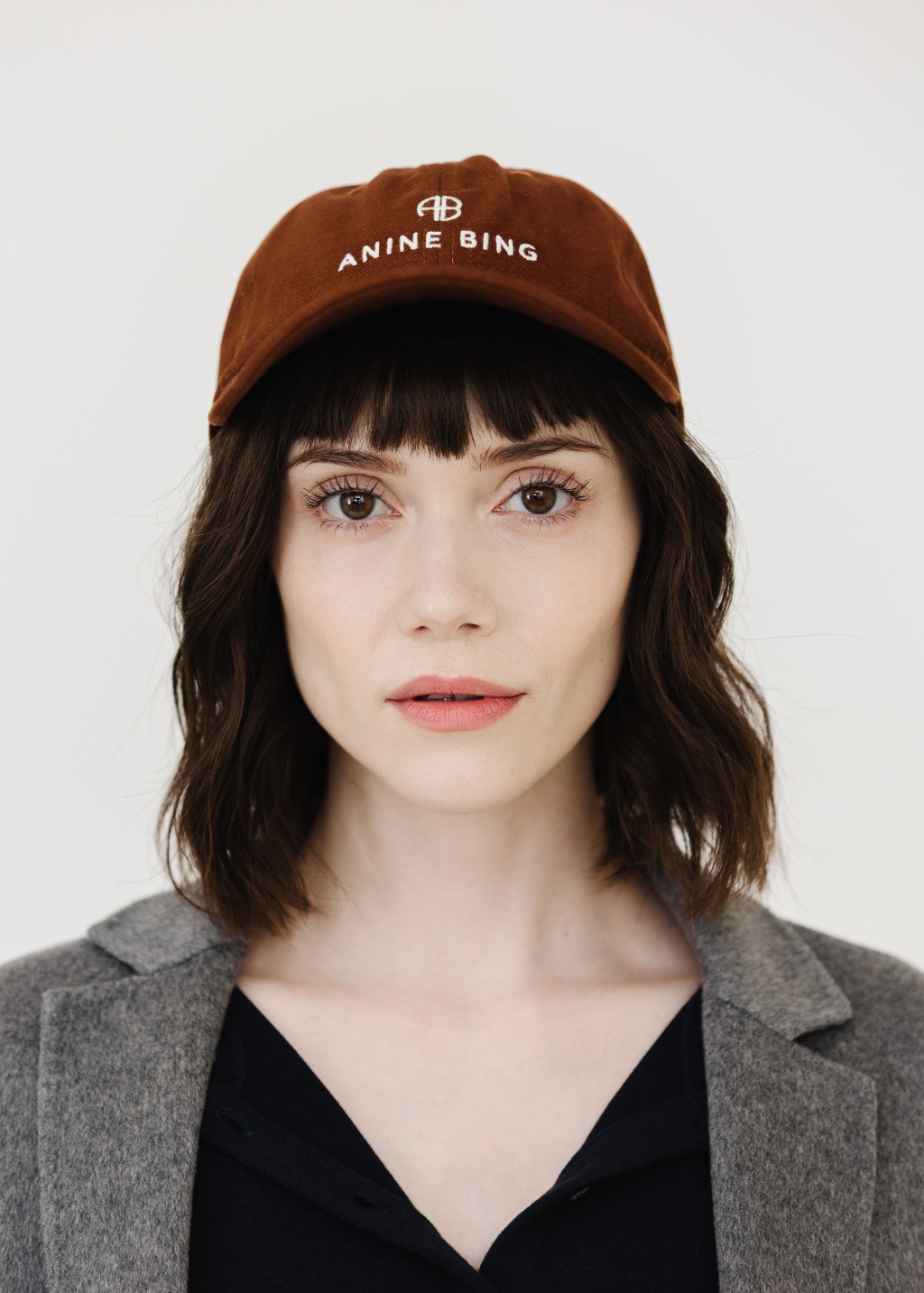 Anine Bing Jeremy Baseball Cap in Dark Camel | Shop Tula