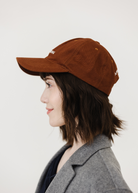 Anine Bing Jeremy Baseball Cap in Dark Camel | Shop Tula